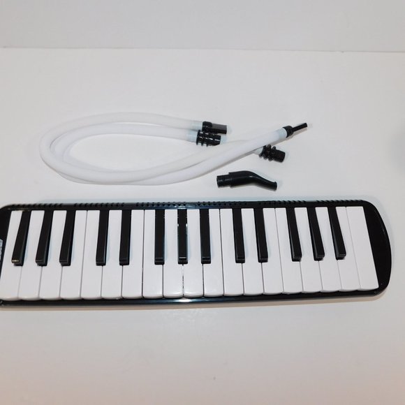 Eastar 32 Keys Black Melodica Instruments Air Piano Keyboard w Carrying Bag - Picture 2 of 4